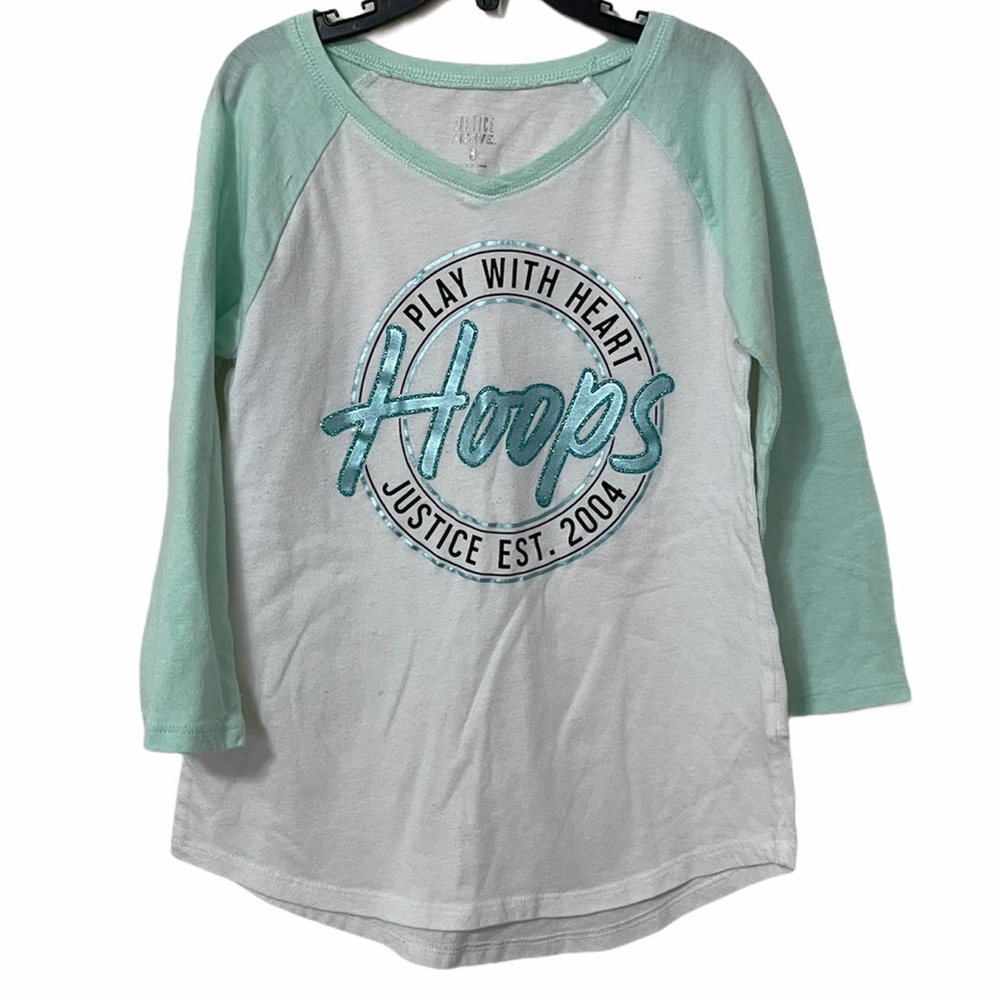 Justice Girls Long Sleeve Shirt Size 8